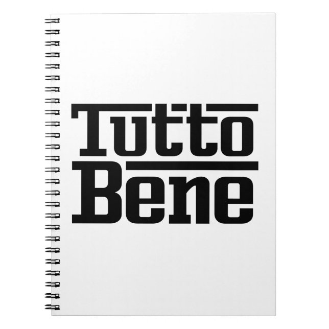 Caderno Espiral Tutto Bene (Frente)