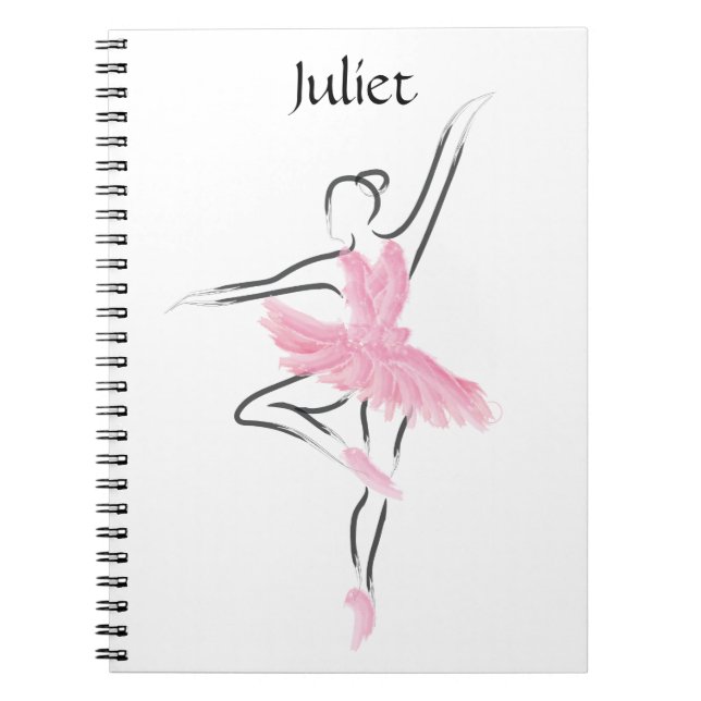 Caderno Espiral Tutu Love Ballerina Notebook Juliet (Frente)