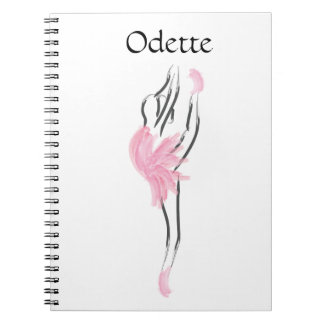 Caderno Espiral Tutu Love Ballerina Notebook Odette