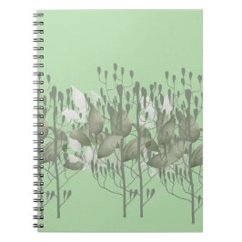 Caderno Espiral Twigs e folhas