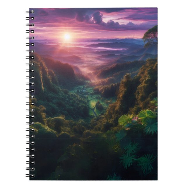 Caderno Espiral Twilight View Notebook (Frente)