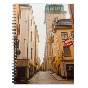 Caderno Espiral Tyska Brinken, Gamla Stan, Cidade Velha, Estocolmo