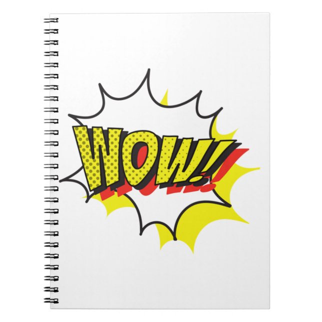 Caderno Espiral Uau dia livre Clássico (Frente)