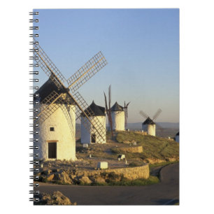 Caderno Espiral UE, Espanha, La Mancha, Consuegra. Moinhos de vent