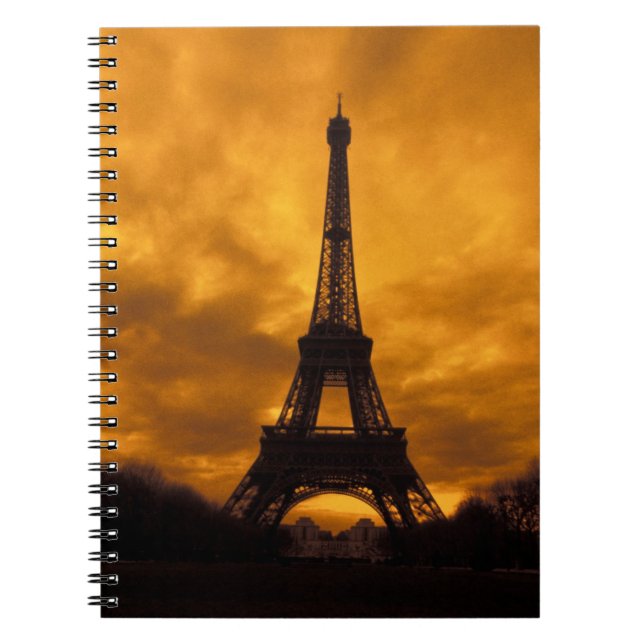 Caderno Espiral UE, França, Paris. Torre Eiffel. (Frente)
