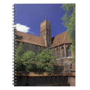 Caderno Espiral UE, Polônia, Pomerânia, Malbork. Maior da Europa