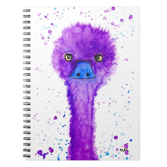 Caderno Espiral Uem roxa (Frente)