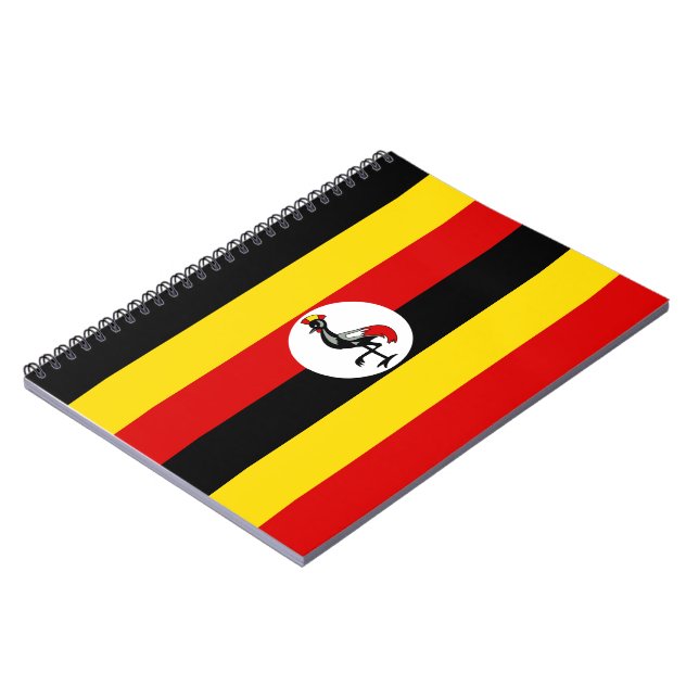 Caderno Espiral Uganda Flag (Uganda) (Left Side)
