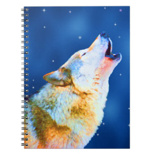 Caderno Espiral Uivo da meia-noite