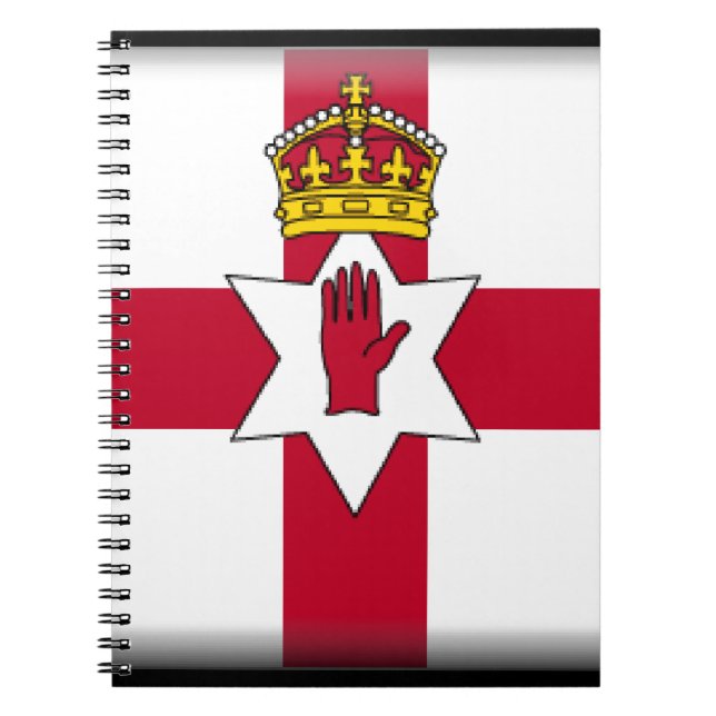 Caderno Espiral Ulster embandeira (Frente)