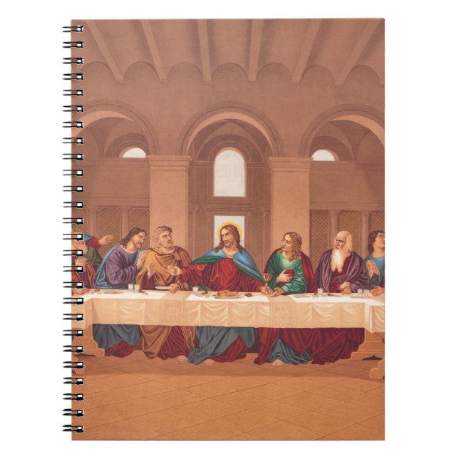 Caderno Espiral Última Ceia de Jesus Cristo (Frente)