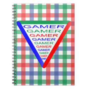 Caderno Espiral Ultimate Gamer 3 - Cores do sistema de jogos RGB