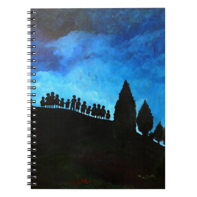 Caderno Espiral Um alvorecer novo que aumenta 2008 (Frente)