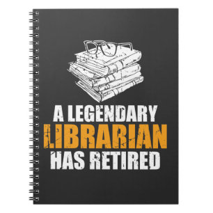 Caderno Espiral Um bibliotecário legendário aposentou-se a