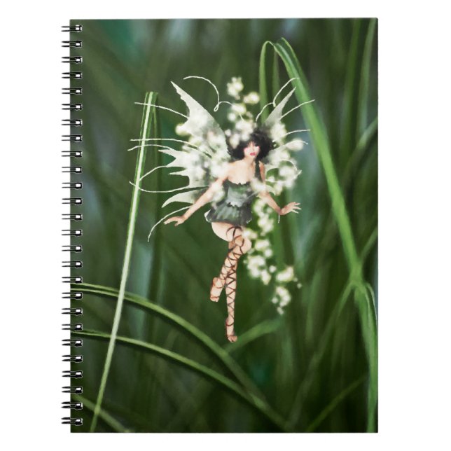 Caderno Espiral Um brilho no notebook do jardim (Frente)