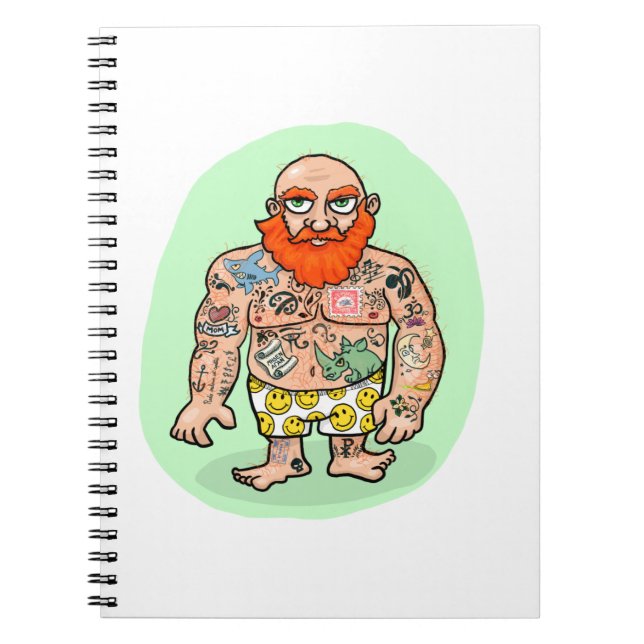 Caderno Espiral Um cavalheiro impressionante (Frente)