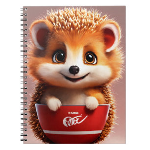 Caderno Espiral Um Cobrir De Livro Inspirado Na Hedgehog