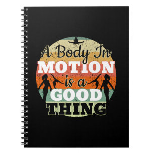 Caderno Espiral Um Corpo em Movimento - Mentalidade de Ginástica F