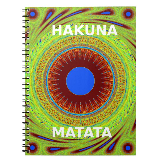 Caderno Espiral Um dia agradável e uma noite melhor (Frente)