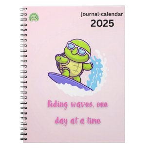 Caderno Espiral Um dia de cada vez - Presentes de tartaruga