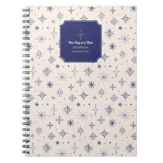 Caderno Espiral Um dia de um rastreador de sintomas de cada vez