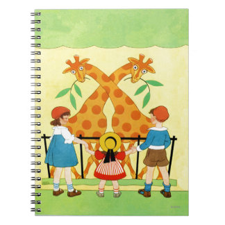 Caderno Espiral Um dia no jardim zoológico