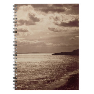 Caderno Espiral Um efeito do Sun, Normandy c.1857 (foto do sepia
