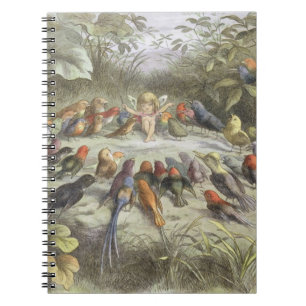 Caderno Espiral Um ensaio na terra feericamente, ilustração de '