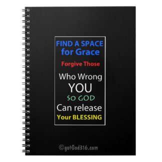 Caderno Espiral Um espaço para Grace gotGod316.com