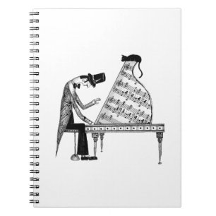 Caderno Espiral Um gato nomeado Sonata
