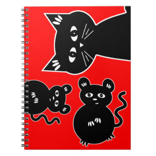 Caderno Espiral Um jogo do gato e do rato