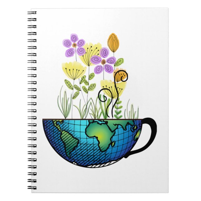 Caderno Espiral Um Mundo de Futebol (Frente)