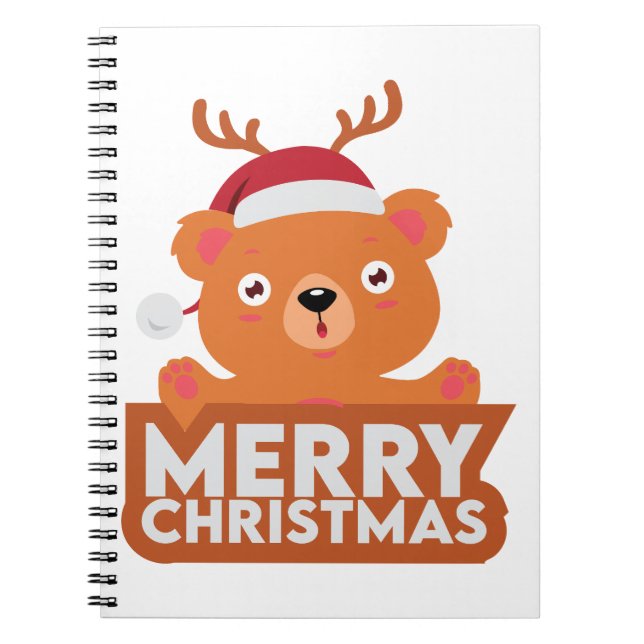 Caderno Espiral Um Natal Muito Feliz (Frente)