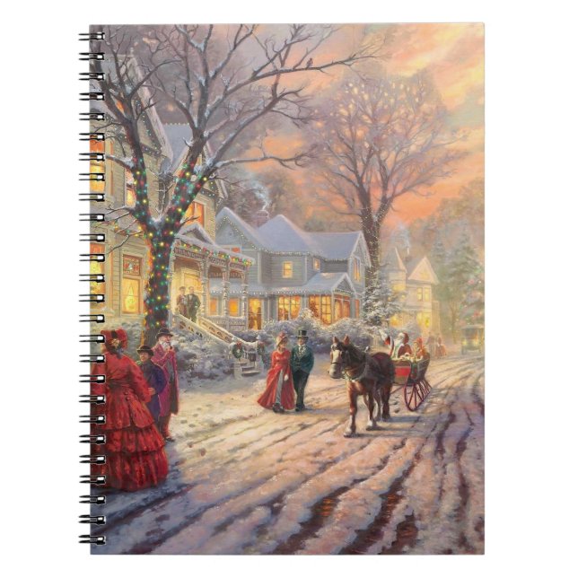 Caderno Espiral Um Natal Vitoriano (Frente)