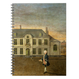 Caderno Espiral Um nobre novo que está antes de uma mansão (veja