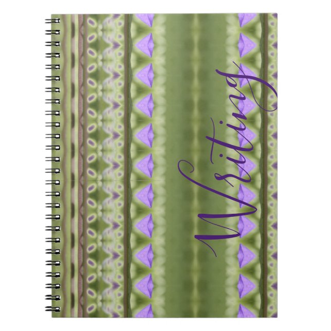 Caderno Espiral Um notebook Escrevendo com o Cobrir do Rico (Frente)