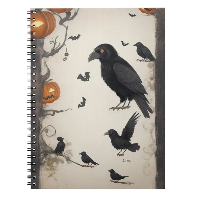 Caderno Espiral Um notebook perfeito para o planejamento do Hallow (Frente)