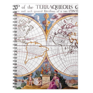 Caderno Espiral Um Novo Mapa Do Terrível Notebook Global