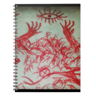 Caderno Espiral um olho em que você acredita