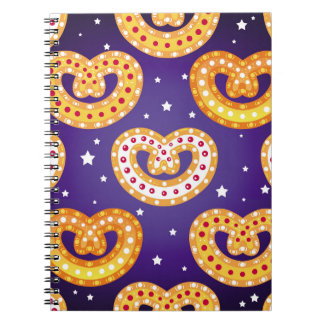Caderno Espiral Um padrão perfeito com doces de Natal. Vintage il