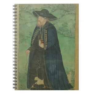 Caderno Espiral Um padre do jesuíta, inscreido no persa: 'Jahangi