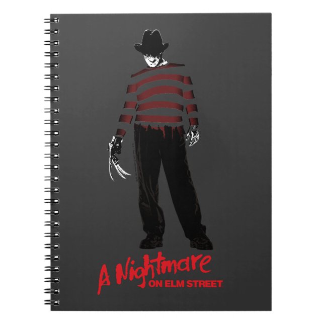Caderno Espiral Um pesadelo na Elm Street | Freddy Krueger (Frente)