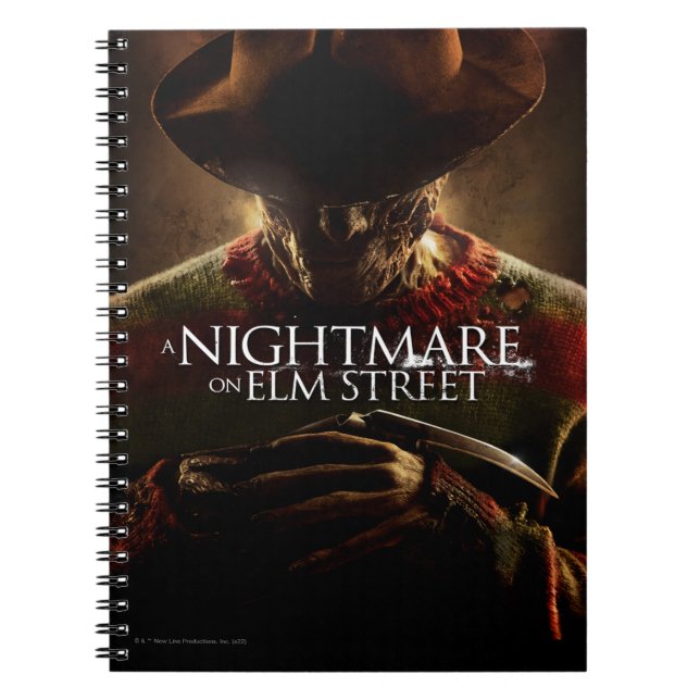 Caderno Espiral Um pesadelo na Elm Street | Poster de filmes (Frente)