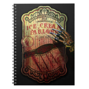 Caderno Espiral Um pesadelo na Elm Street Sorvete de Springwood