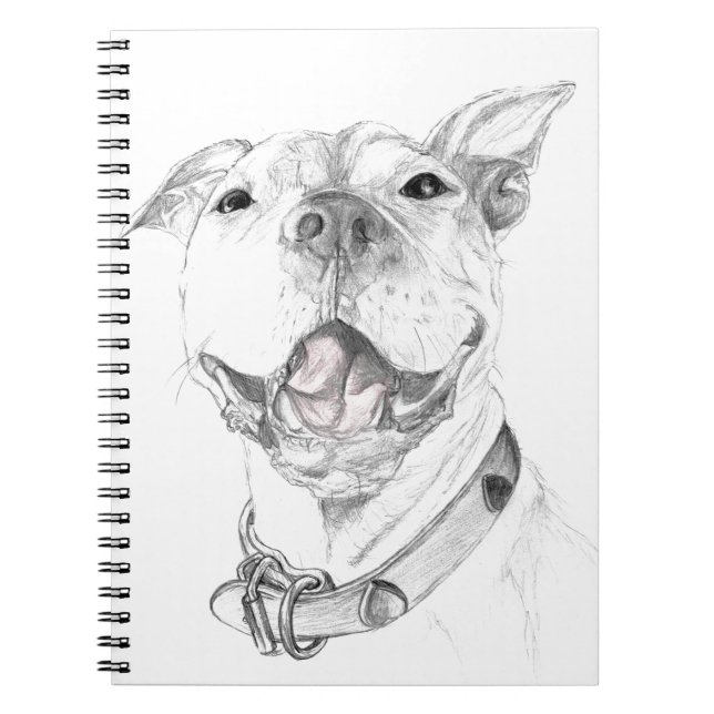 Caderno Espiral Um Sorriso de Pit Bull (Frente)