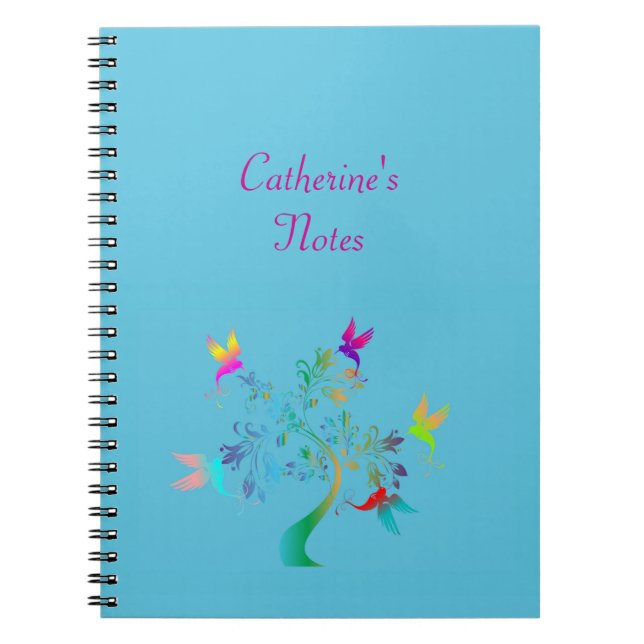 Caderno Espiral Um toque de paraíso (Frente)