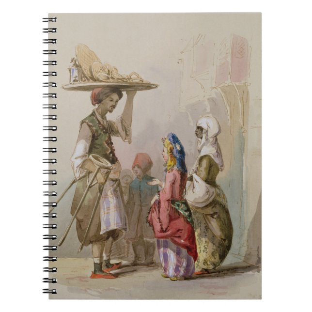 Caderno Espiral Um vendedor do pote, c.1855 (Frente)