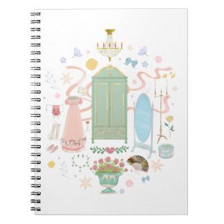 Caderno Espiral Uma Bola no Bloco de Notas da Coroa