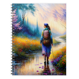 Caderno Espiral Uma caminhada na obra de arte das florestas