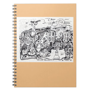 Caderno Espiral Uma caminhada noturna para casa